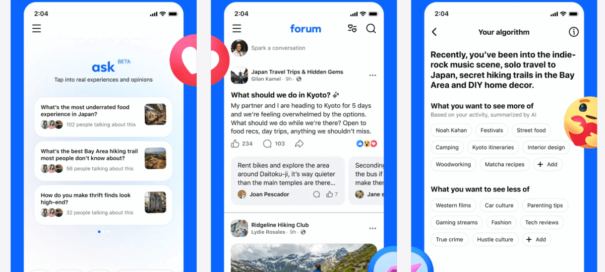 Meta quietly launches a new Reddit-like app called Forum
