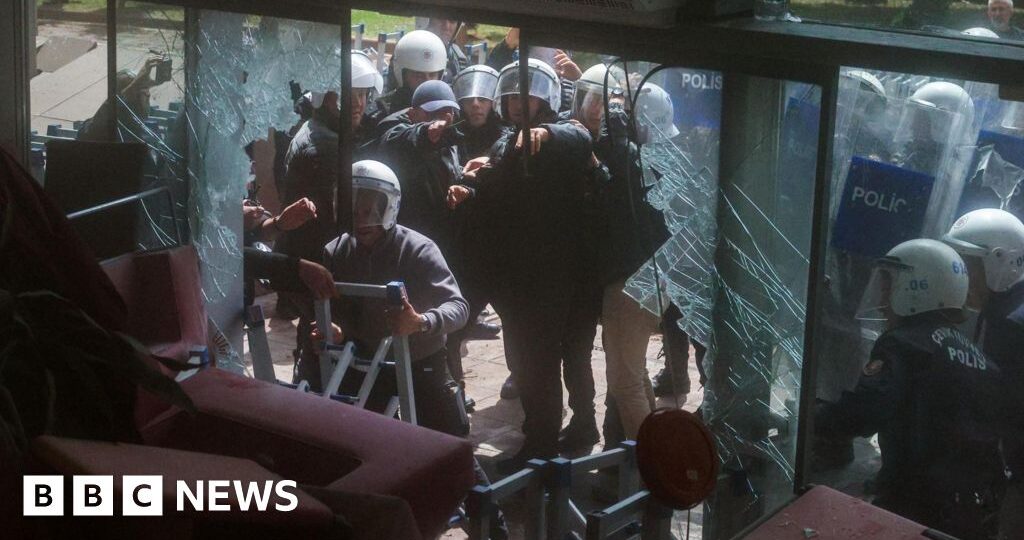 Turkish police storm opposition offices after leaders ousted