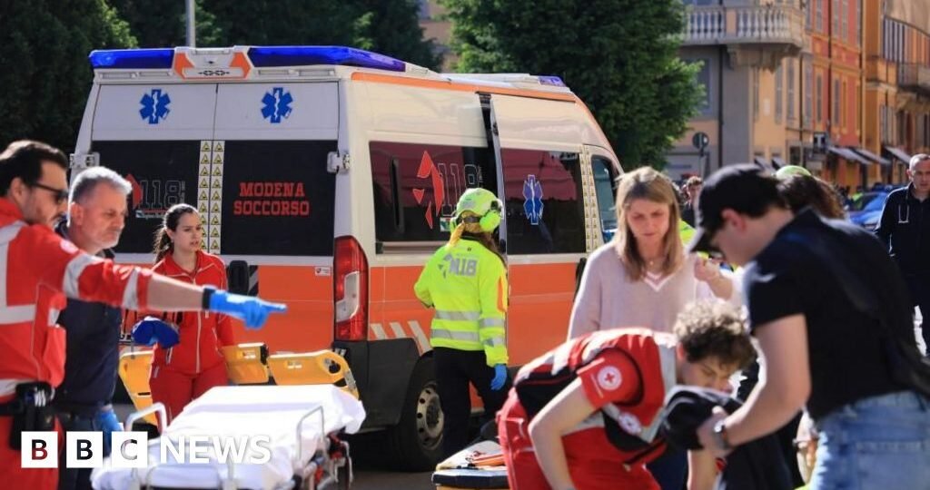 Man drives car into pedestrians in Italy, injuring eight