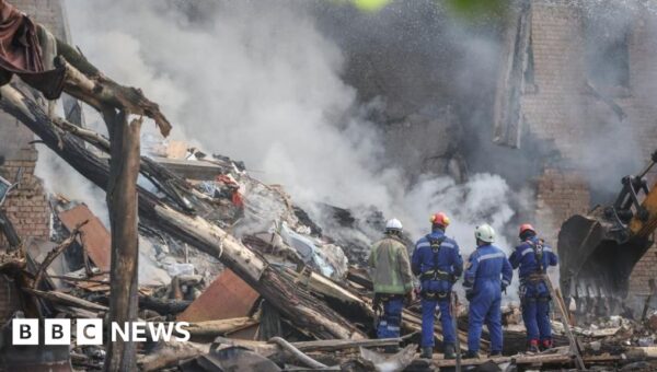 Four dead and dozens injured in wave of Russian strikes on Kyiv