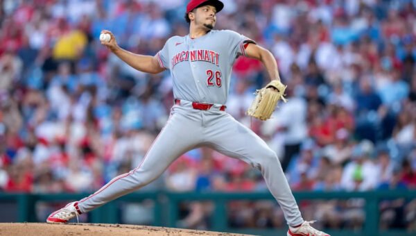 Chase Burns hit by Bryce Harper comebacker, strikes out 9 and flashes All-Star form for Reds