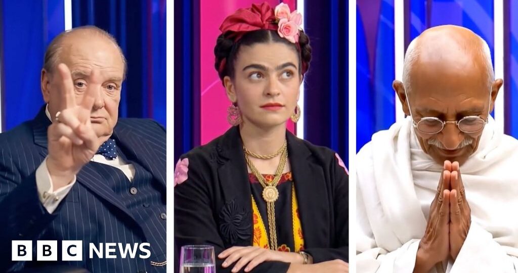 Watch: AI versions of Churchill, Kahlo and Gandhi on Question Time