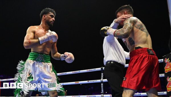 Azim signals world-title intent with stoppage win