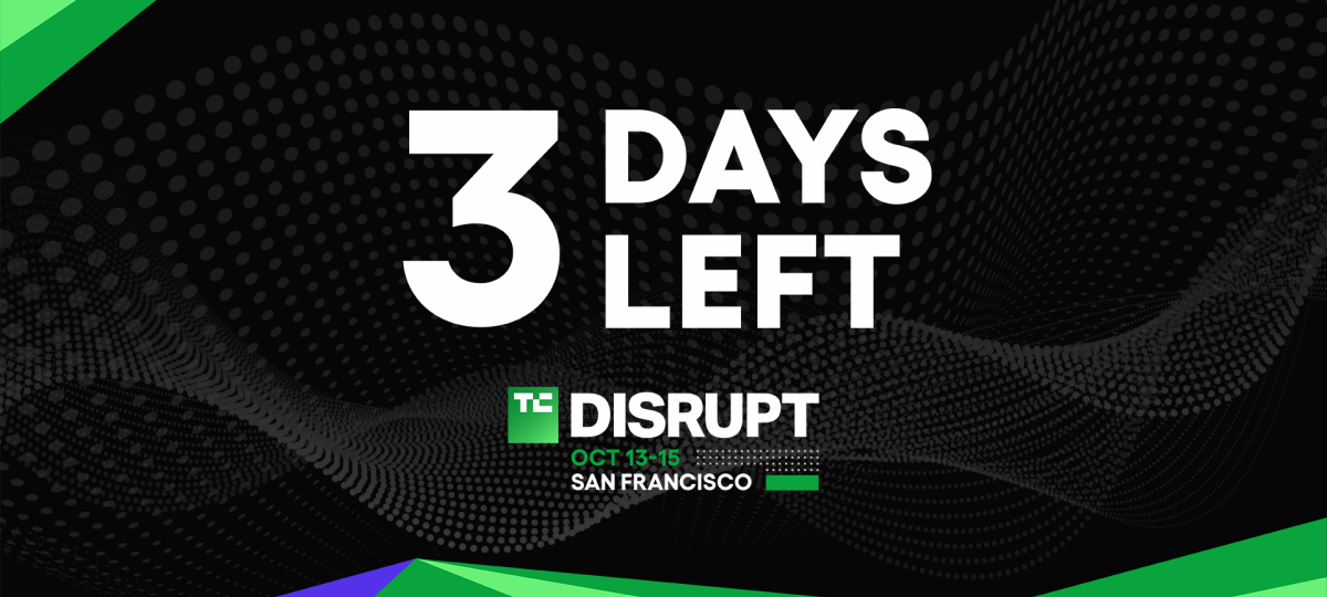 TechCrunch Disrupt 2026 Early Bird ticket savings end in 3 days