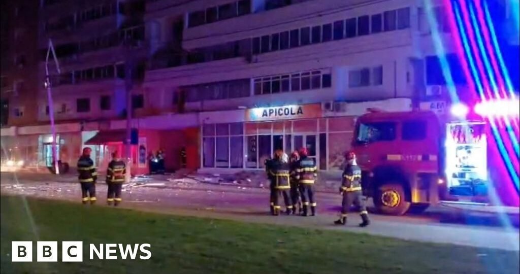 Russian drone crashes into apartment building in Romania