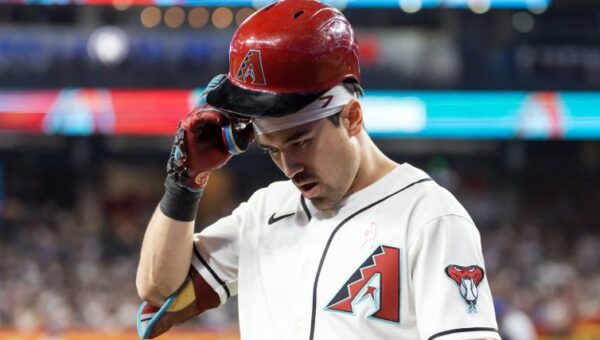 Diamondbacks’ Corbin Carroll hit a ‘Little League home run’ by getting pelted on his own head