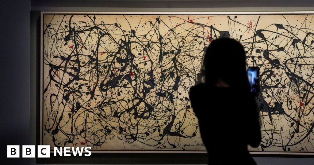 Jackson Pollock painting sells for record $181m at auction