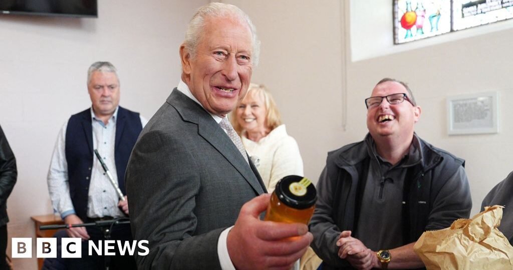 ‘At least it wasn’t on my head’: King laughs off bird poo misfortune