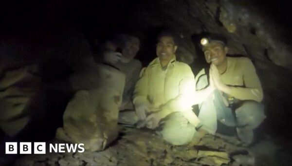 Watch: Moment rescuers find five people trapped in Laos cave for a week