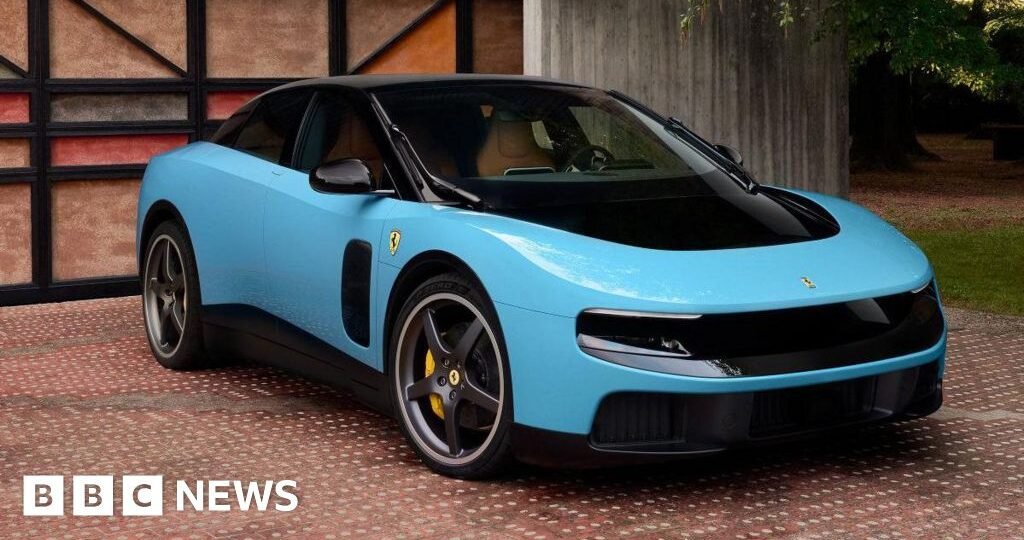 Ferrari unveils first fully electric car
