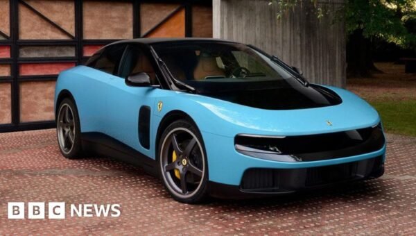 Ferrari unveils first fully electric car