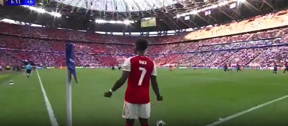 Arsenal were furious with what the referee did right before half-time vs PSG