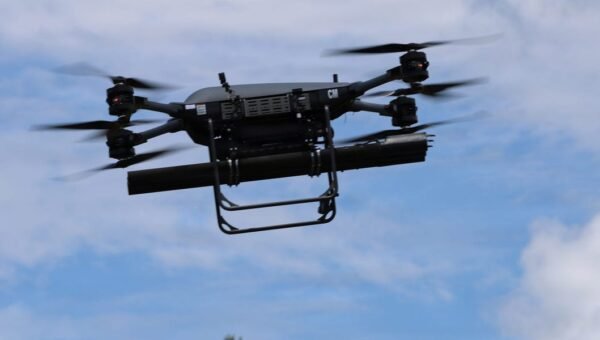 With the US Army watching, defense industry operators turned a logistics drone into a flying rocket launcher