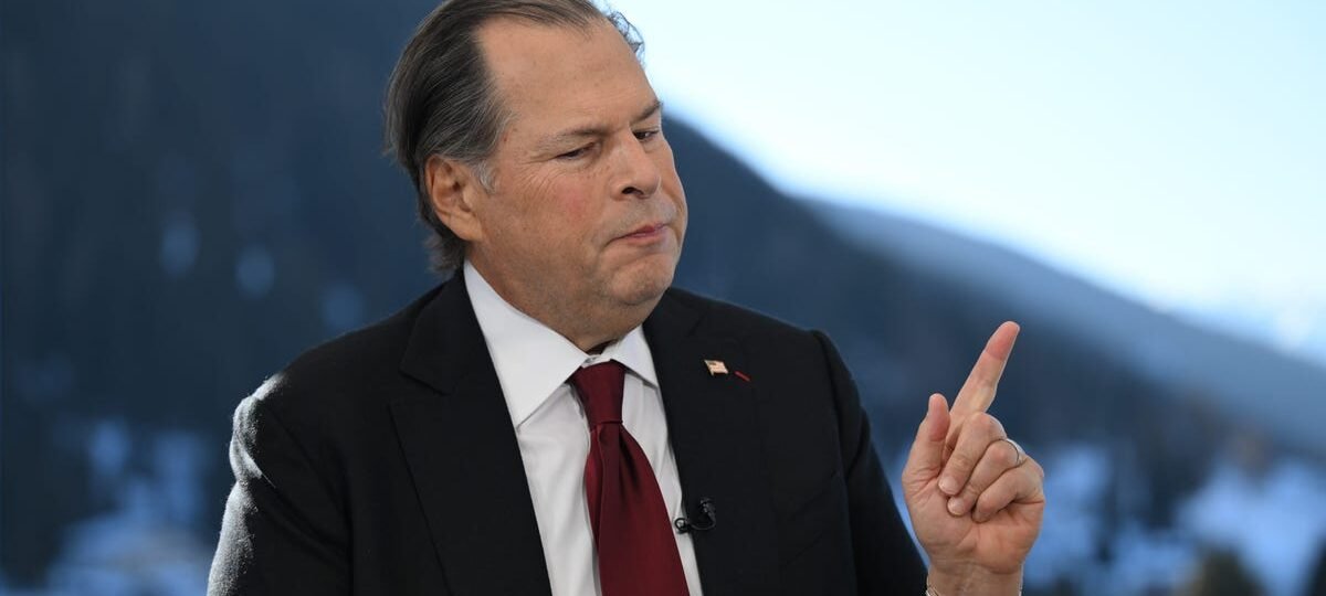 Marc Benioff said Salesforce is still hiring in one department, and it's not in engineering