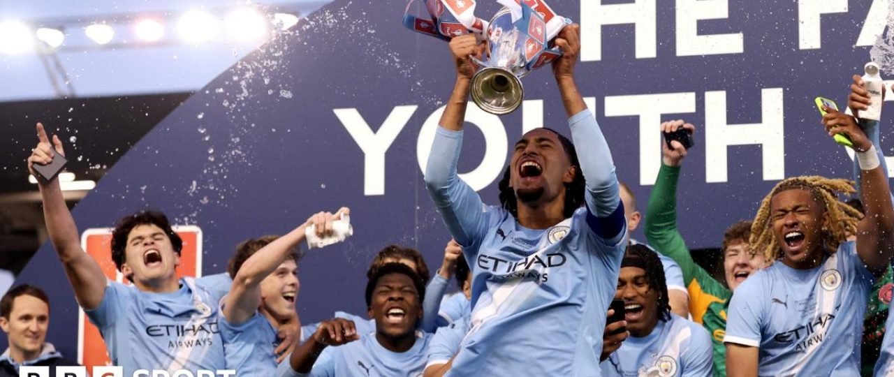 Man City beat rivals Man Utd 2-1 to win FA Youth Cup