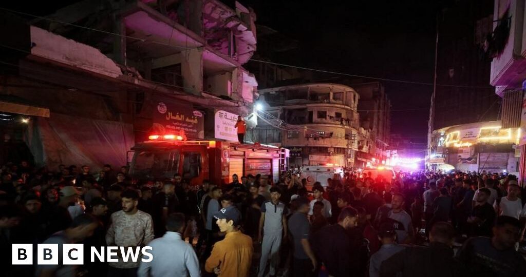 Three killed and dozens injured in Israeli strike on Gaza City, medics and witnesses say