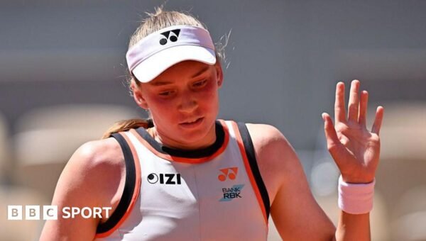 World number two Rybakina out in biggest French Open upset so far