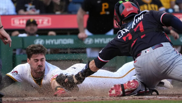 Jake Mangum homers and drives in 2 runs as Pirates hold off Twins 10-9