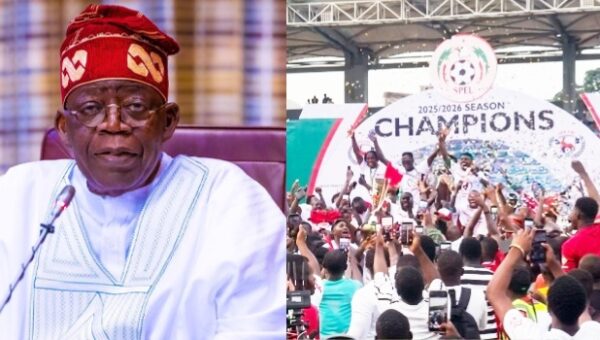 Tinubu Hails Rangers International On Historic Ninth NPFL Title