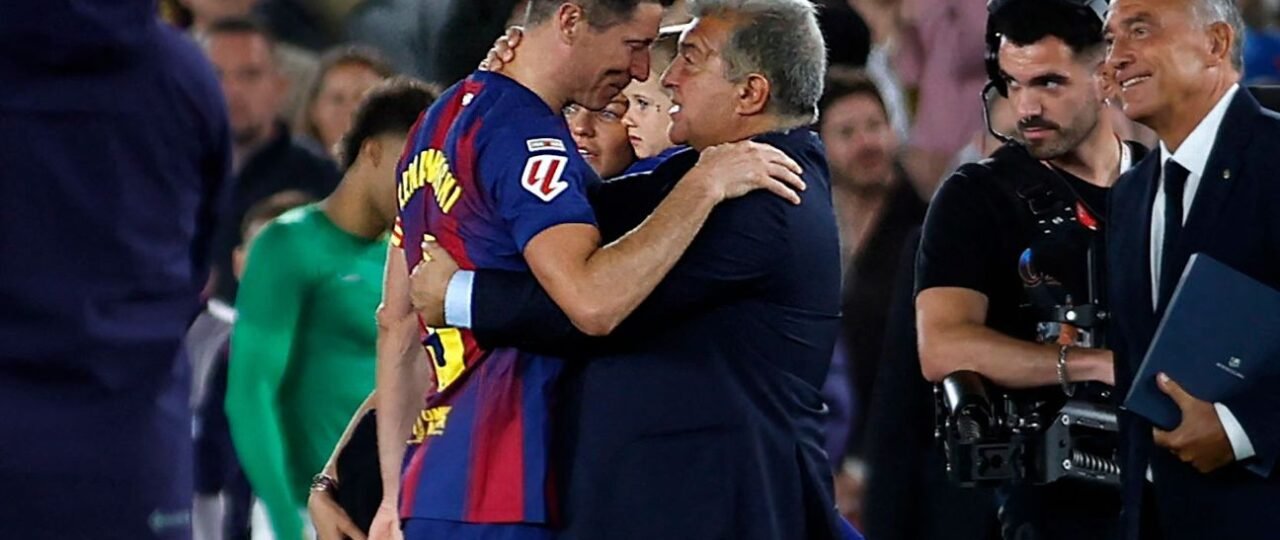 Lewandowski earned emotional Barça farewell after …