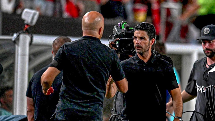 Liverpool boss Arne Slot congratulates Arsenal on winning the Premier League (Video)