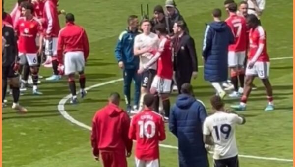 Man United fans get excited after Bruno Fernandes was spotted with transfer target