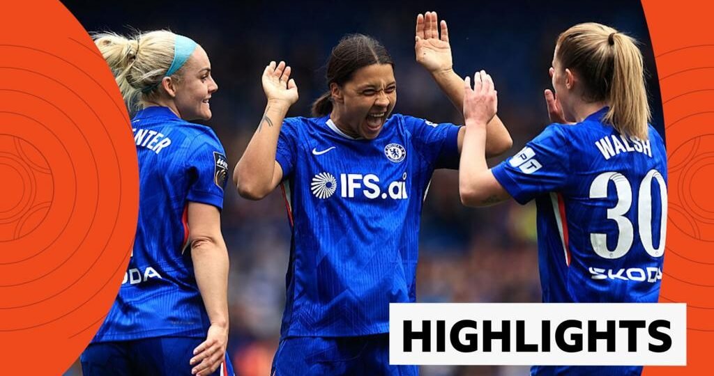 Kerr equals record in final game as Chelsea beat Man Utd