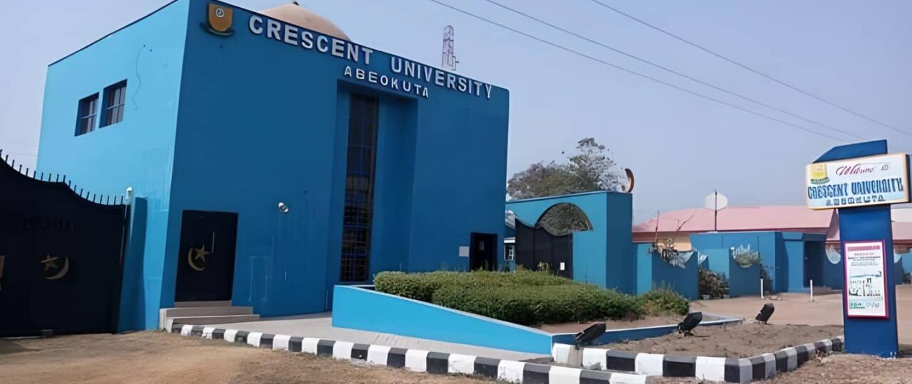 Crescent University Post UTME/DE Form for 2026/2027 Admission