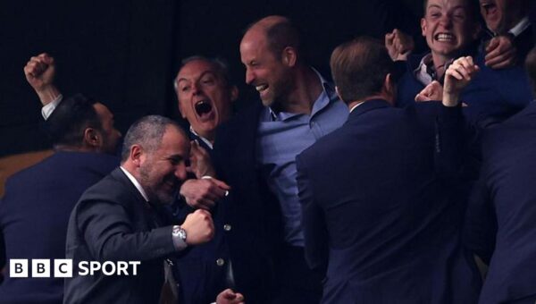 Prince William celebrates ‘amazing night’ as Villa fans party