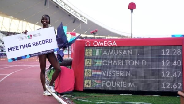 Tobi Amusan Sets New Record To Win Diamond League In Rabat