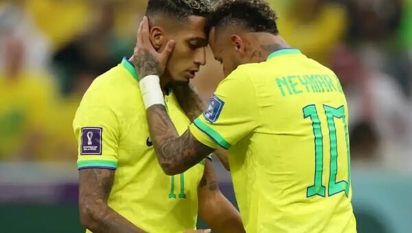 Barcelona star Raphinha video-calls Neymar as duo elected to represent Brazil at World Cup (Video)