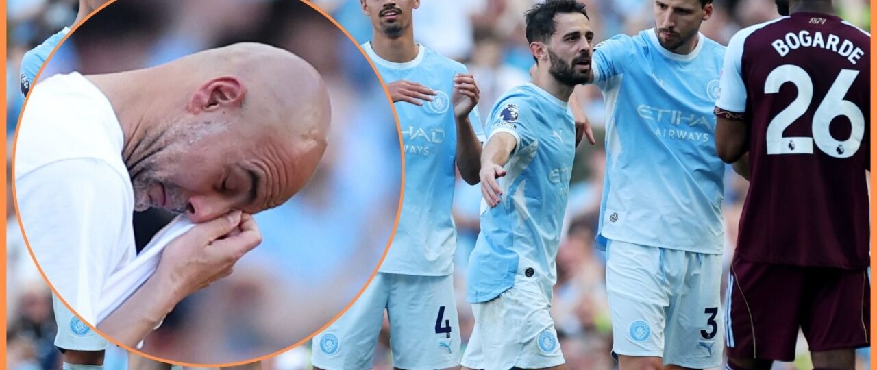Video: Emotional moment between Bernardo Silva & Pep Guardiola in final Man City game