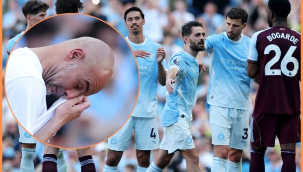 Video: Emotional moment between Bernardo Silva & Pep Guardiola in final Man City game