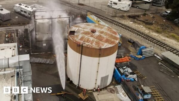 Threat of massive chemical tank explosion is ‘eliminated’, California officials say