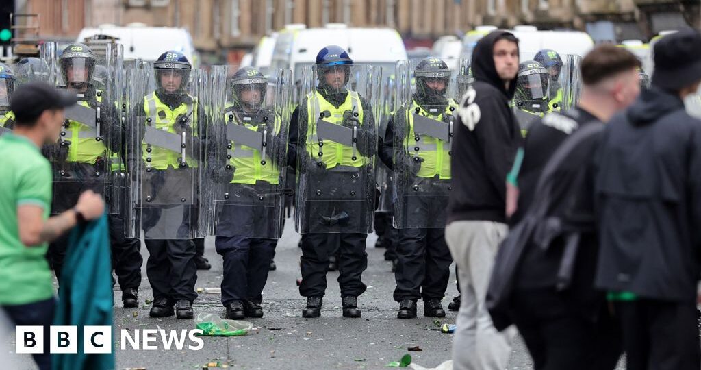 Two police officers ‘seriously injured’ and 14 arrests during Celtic disorder