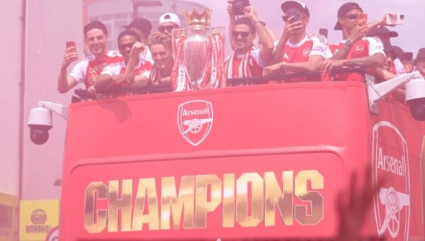 Arsenal Celebrate Premier League Crown With Bus Parade
