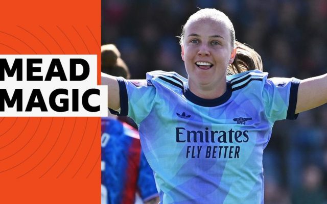 Watch: Mead marks 50th Arsenal goal with stunning double