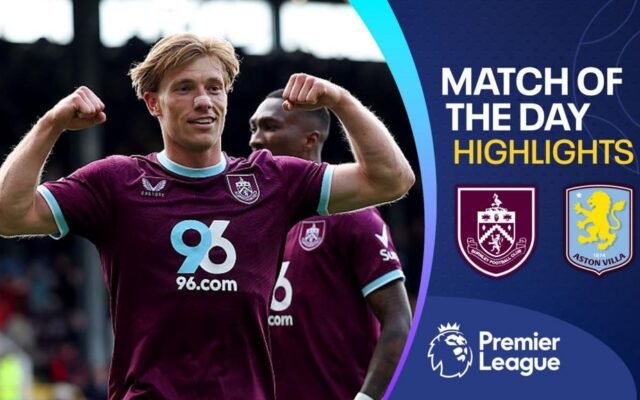 Burnley end losing streak with draw against Villa