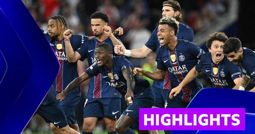PSG retain Champions League after penalty shootout win over Arsenal