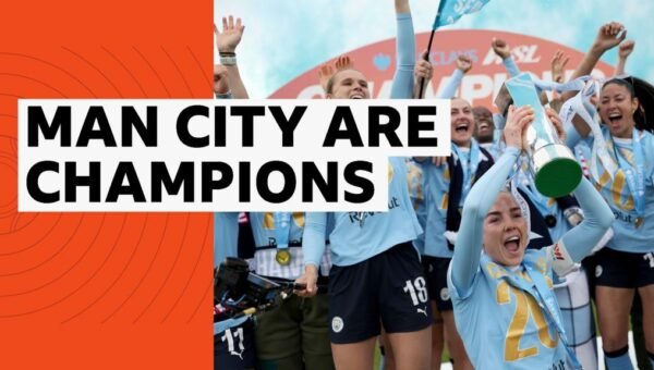Manchester City lift WSL trophy after win at West Ham