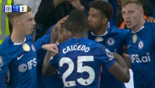 Watch: Enzo Fernandez scores long-range stunner to give Chelsea the lead vs Tottenham