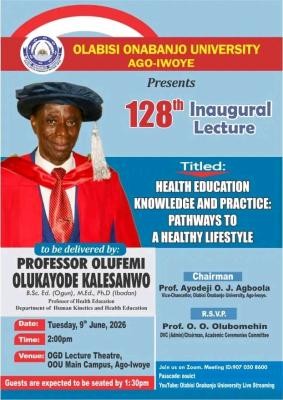 OOU schedules 128th Inaugural Lecture