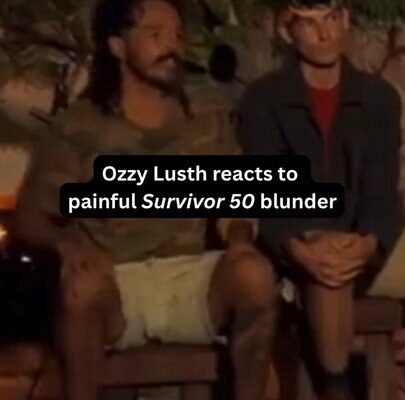 Ozzy Lusth Reacts to Painful ‘Survivor 50’ Blunder