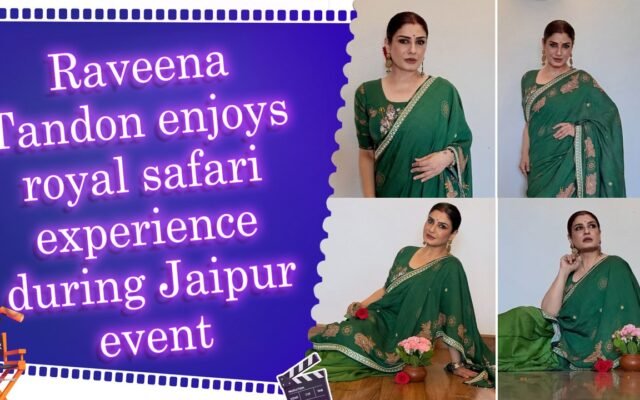 Raveena Tandon posts elegant saree pictures and wildlife safari moments, says ‘Living life Queensize’