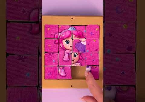 PINK PRINCESS PUZZLE! 👸 Emmie #kids Challenge & Games #shorts
