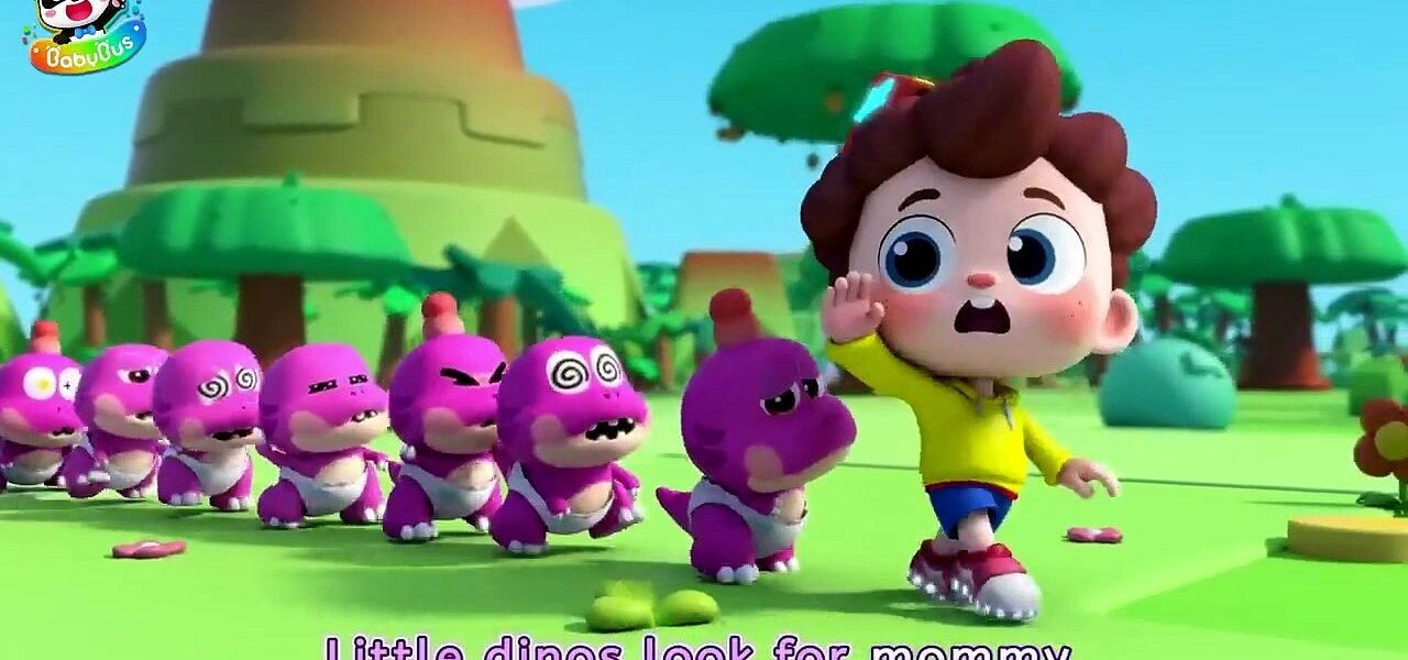 Dinosaurs in My House _ Dinosaurs Stories for Kids _ Nursery Rhymes _ Kids Songs _ BabyBus
