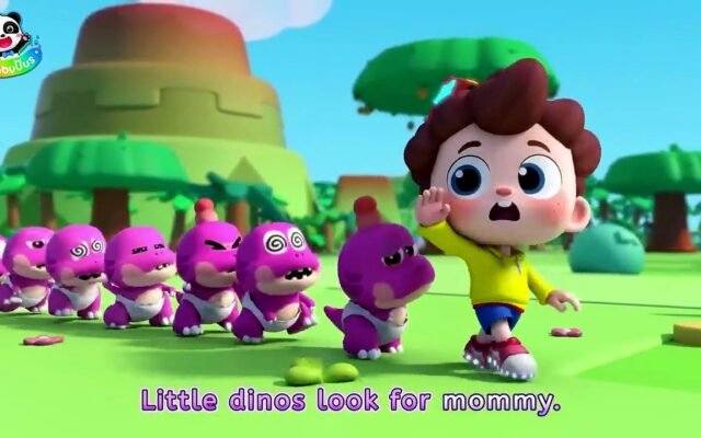Dinosaurs in My House _ Dinosaurs Stories for Kids _ Nursery Rhymes _ Kids Songs _ BabyBus