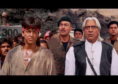 तूने जलते कोयले से मुझे गूंगा किया था अब तेरी बारी : कोयला अंतिम सीन | Shahrukh Khan | Amrish Puri