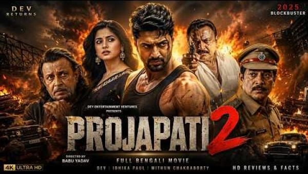 PROJAPATI 2 Full Bengali Movie (2025) | Dev | Idhika Paul | Mithun Chakraborty | HD action