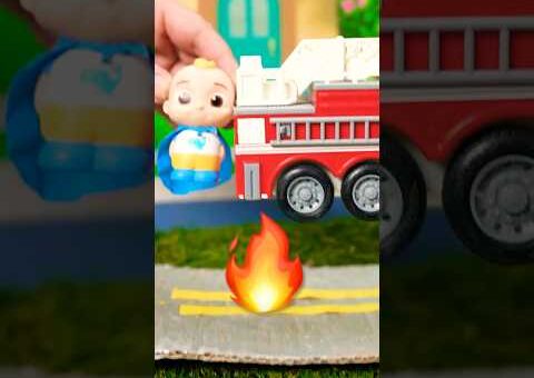Super BABIES Rescue a Fire Truck 🦸🚒?! Toy Play Story!